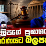 දිලීපගේ ප්‍රකාශය අධිකරණයට බලපෑමක්! මේ හදන්නේ ජනපති සනසන්න!