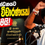 මේ සංශෝධනයට ජනමත විචාරණයක් අවශ්‍යමයි!